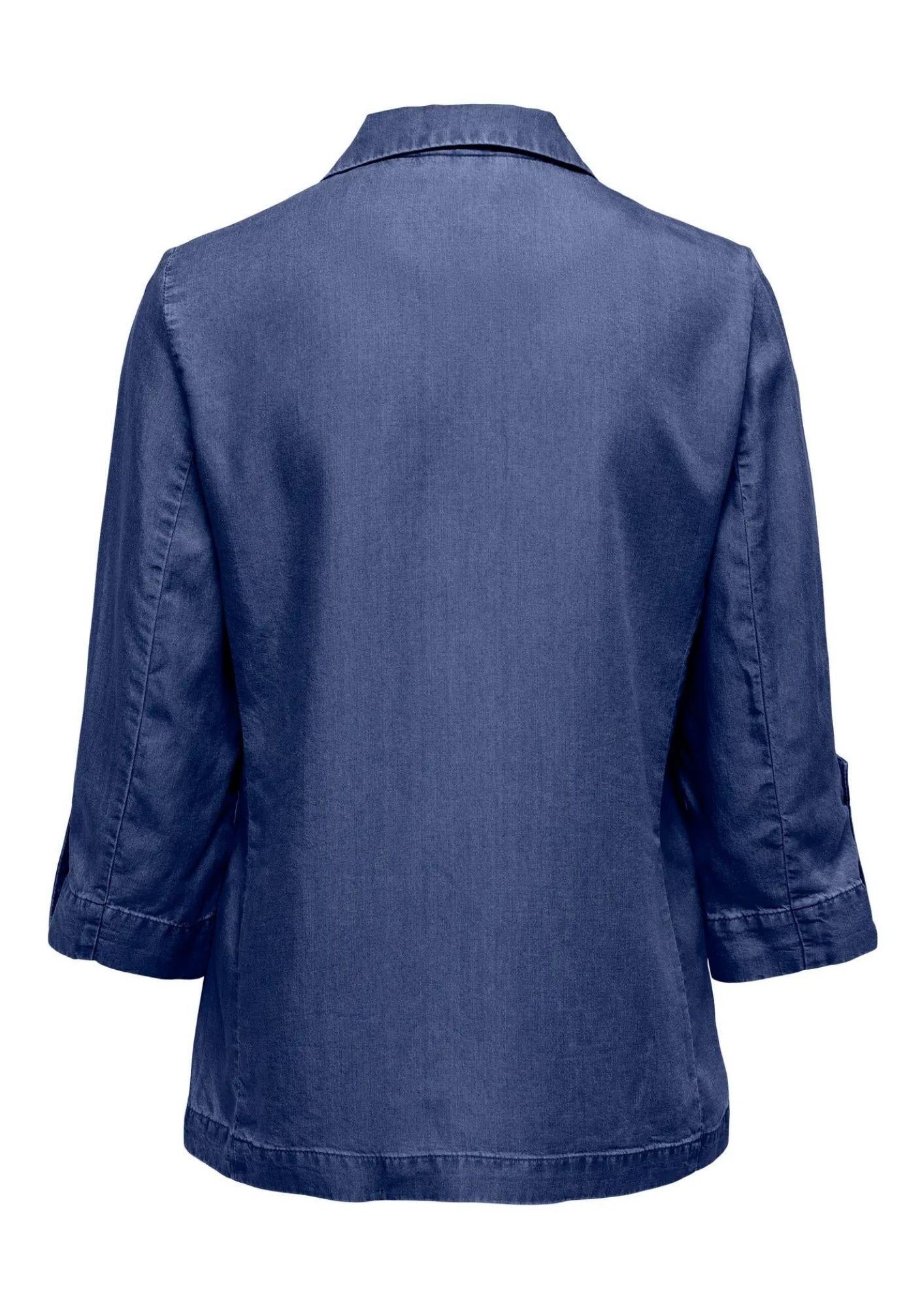 Only Giacca Donna Caro Blu Denim Scuro 15364011 Dark Blue Denim ONLY 