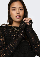 Jacqueline De Yong Maglia Donna Sun Nera 15287384 Black JACQUELINE DE YONG 
