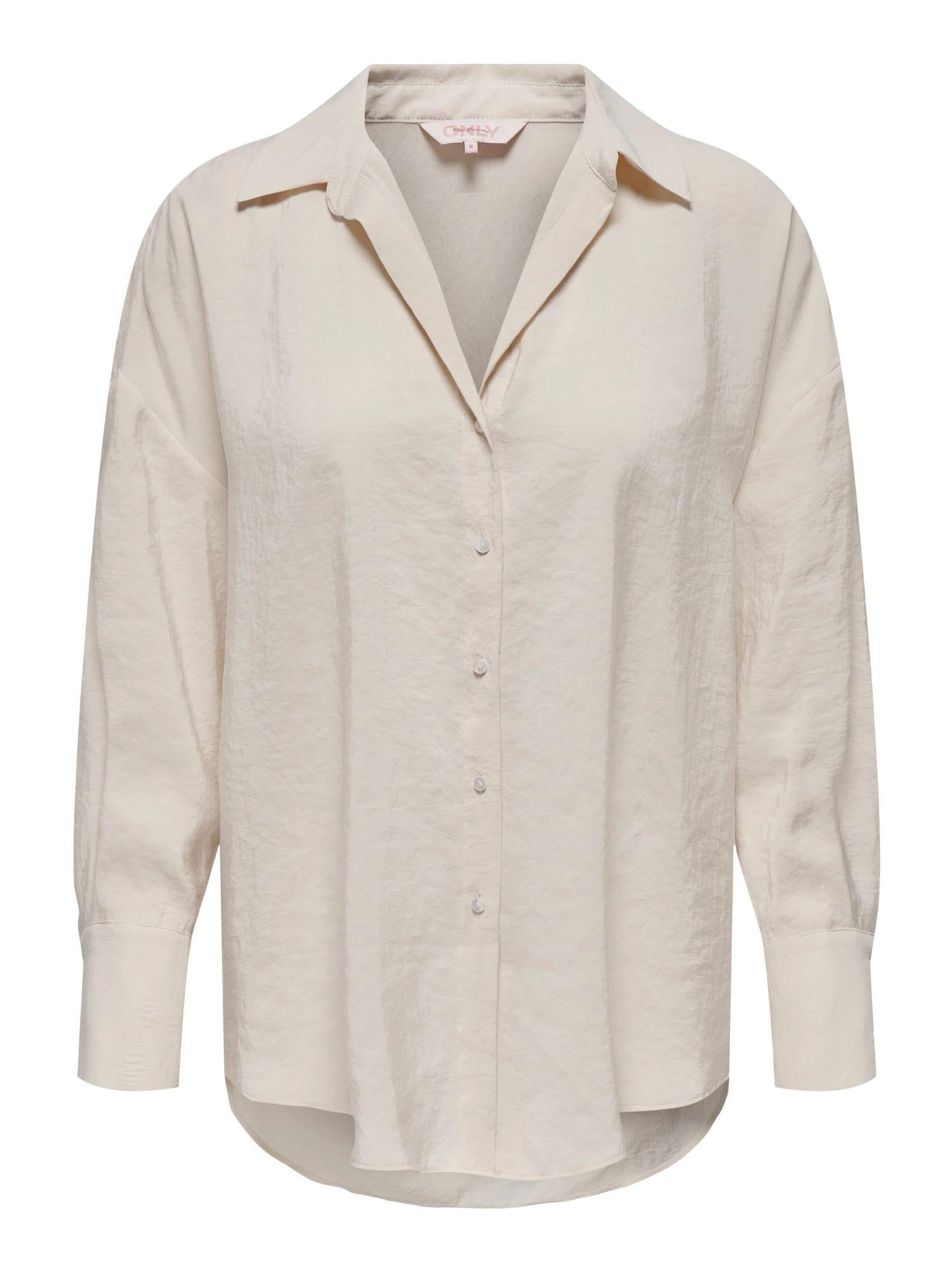 Only ONLZAZIMA Camicia Donna Bianco Antique White 15272523 Antique White ONLY 