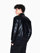 Armani Exchange Giacca bomber tessuto lucido Uomo Nero XM001104 AF16647 UC001 ARMANI EXCHANGE 