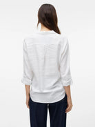 Vero Moda Camicia Donna Linn Bianca 10308407 Snow White VERO MODA 