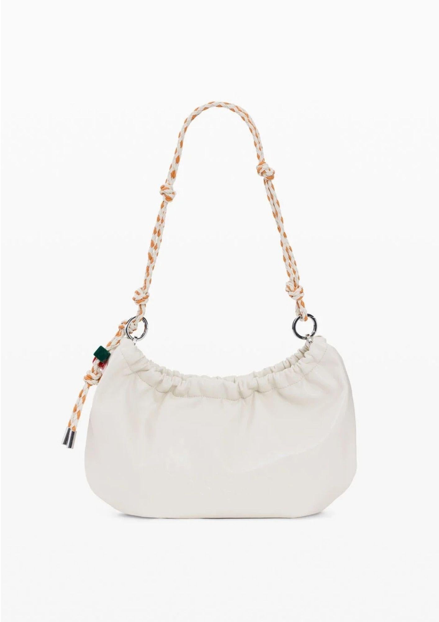 Desigual Borsa Donna Bag Half Logo Waverly Ecru K1010 Bianca 26SAXP73 1008 DESIGUAL 