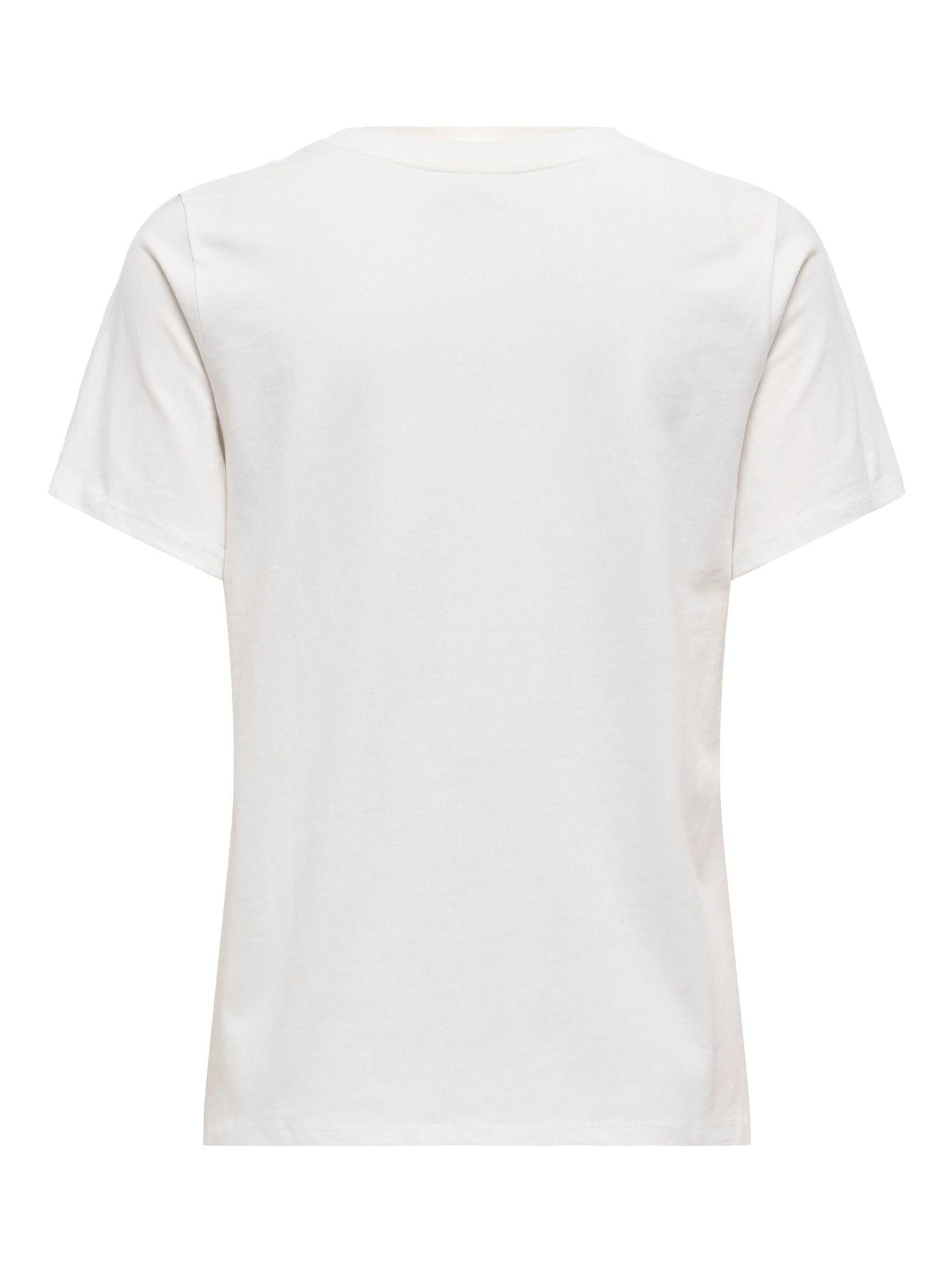 Jacqueline De Yong JDYBIBBI T-shirt Donna Bianco Cloud Dancer 15356686 Cloud Dancer TEDDYBEAR JACQUELINE DE YONG 