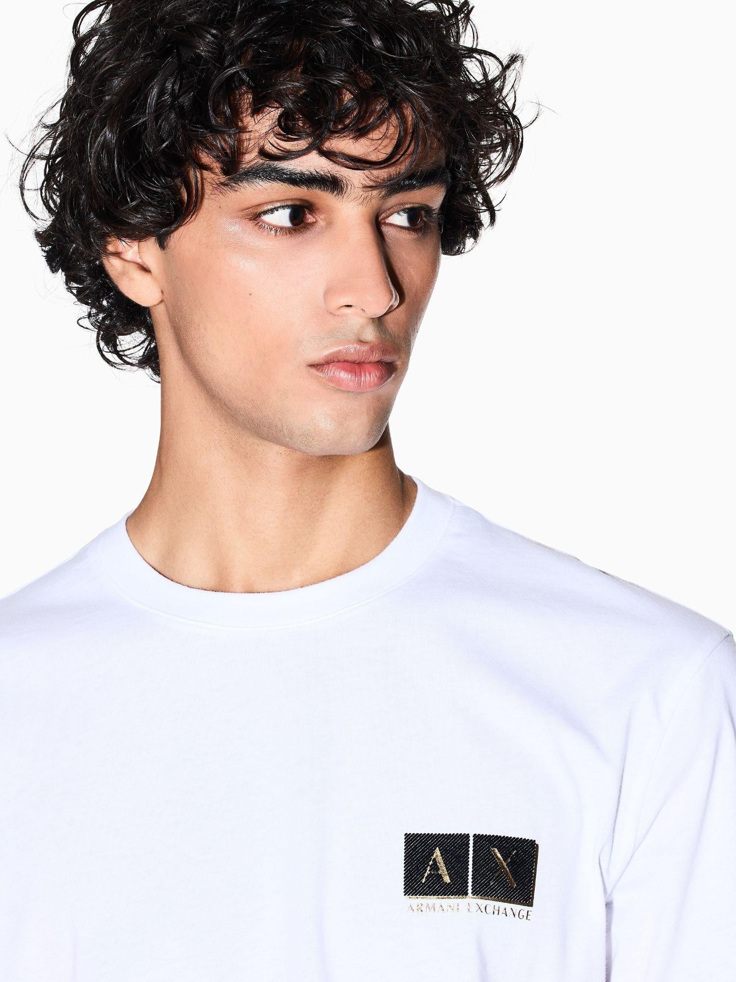 Armani Exchange T-shirt regular fit Uomo Bianco XM001911 AF10356 M0247 ARMANI EXCHANGE 