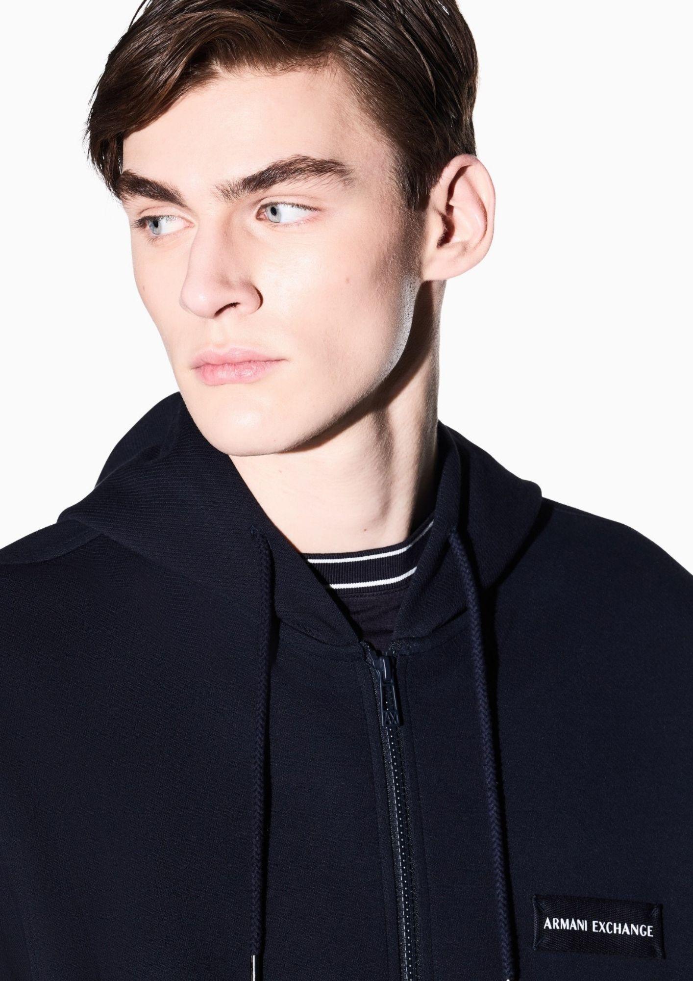 Armani Exchange Felpa Uomo Blu Navy XM002352 AF21869 UB101 ARMANI EXCHANGE 