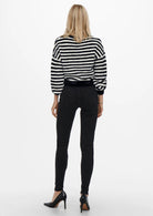 Only Maglione Donna Piumo Nero Egret 15235973 Black W. EGRET ONLY 