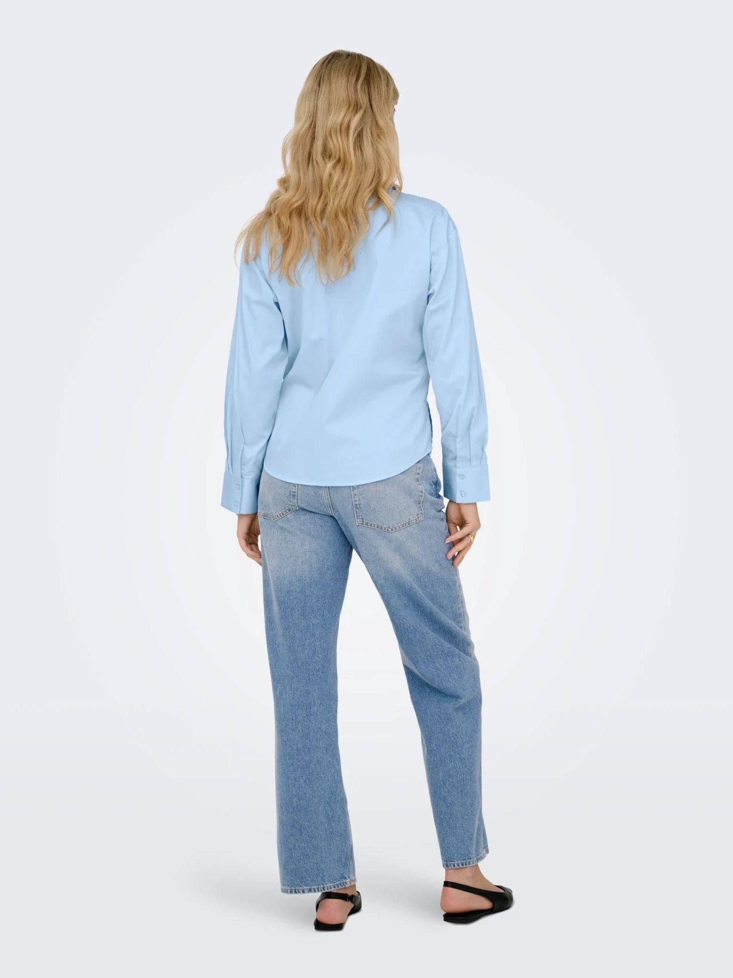 Jacqueline De Yong Camicia Donna Cerulean Jdywillow 15363065 Cerulean JACQUELINE DE YONG 