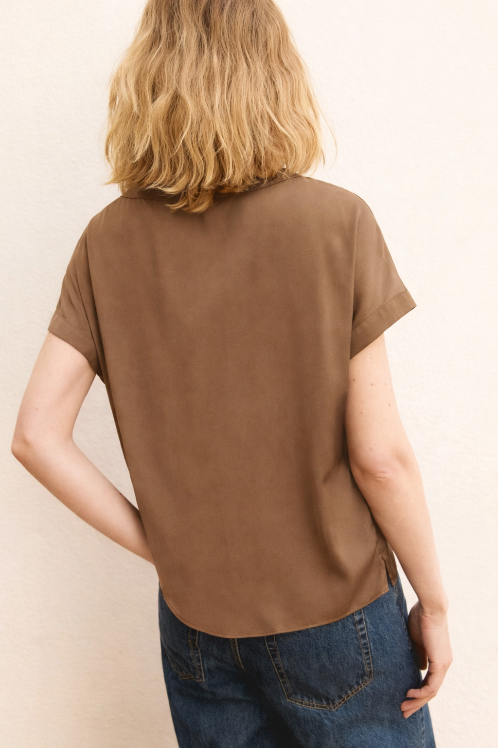 Emme Marella Camicia Donna Emmramo Cammello 2615111031200 002 EMME MARELLA 