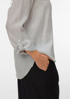 Vero Moda Blusa Donna Kaja Bianca Nera 10340684 Snow White Amanda Black VERO MODA 