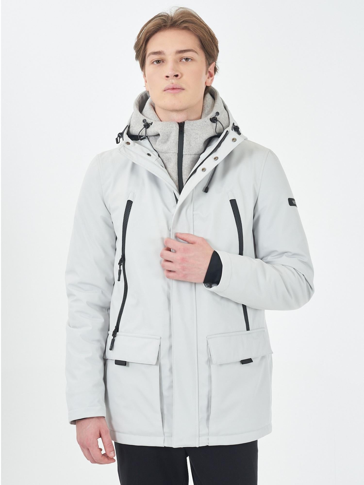 Yes Zee Cappotto Uomo con Trapuntatura interna Ghiaccio O831 B500 0124 YES ZEE 