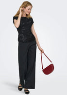 Jacqueline De Yong Pantalone Donna Mio Nero 15363391 Black JACQUELINE DE YONG 