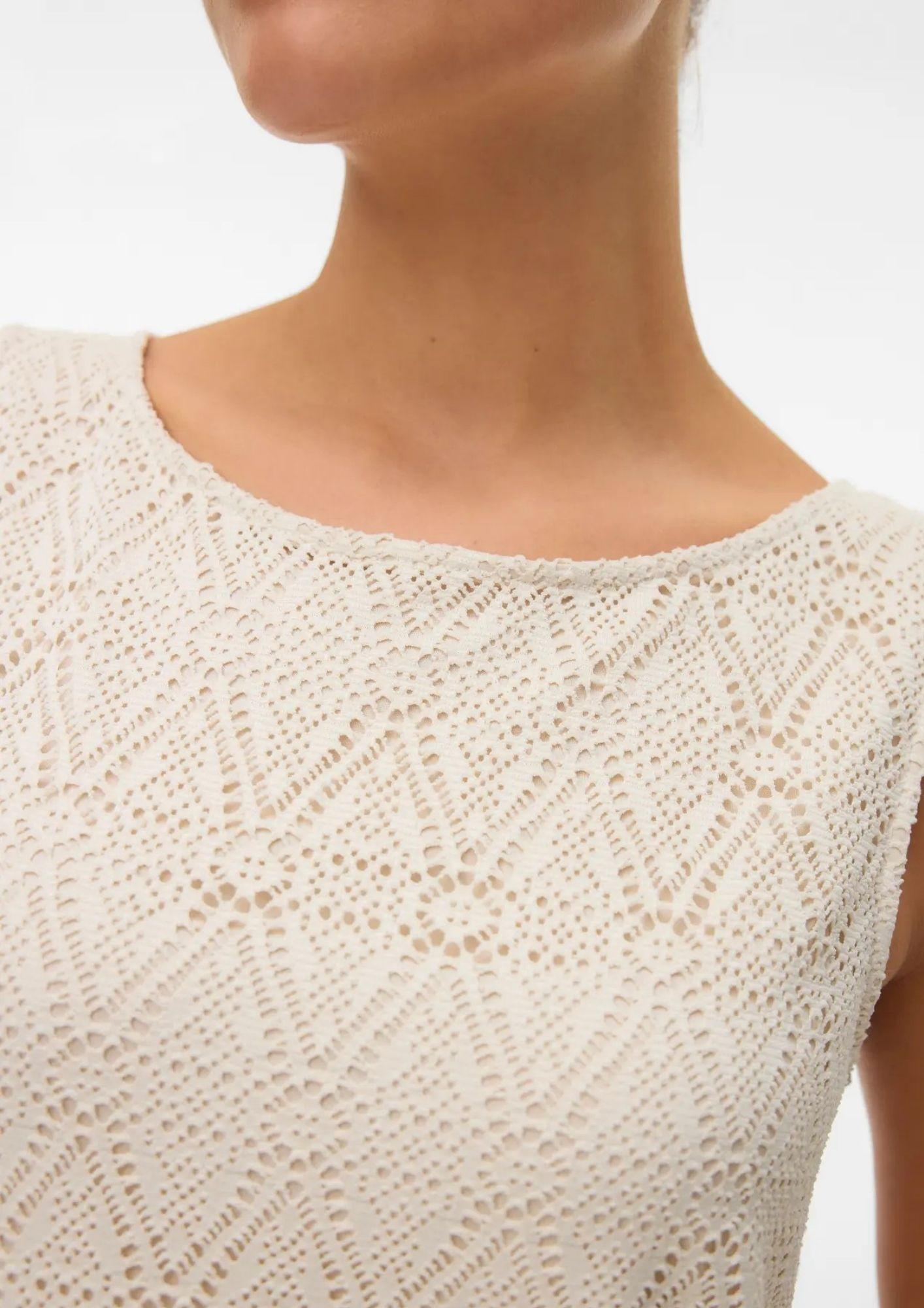 Vero Moda Top Donna Maya Grigio Betulla 10325032 Birch VERO MODA 