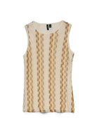 Vero Moda Top Donna Grigio Betulla e Avena 10347723 Birch Silver mink VERO MODA 