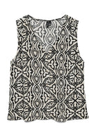 Vero Moda Top Donna Menny Grigio Betulla Stampa Camille 10341539 Birch Camille VERO MODA 