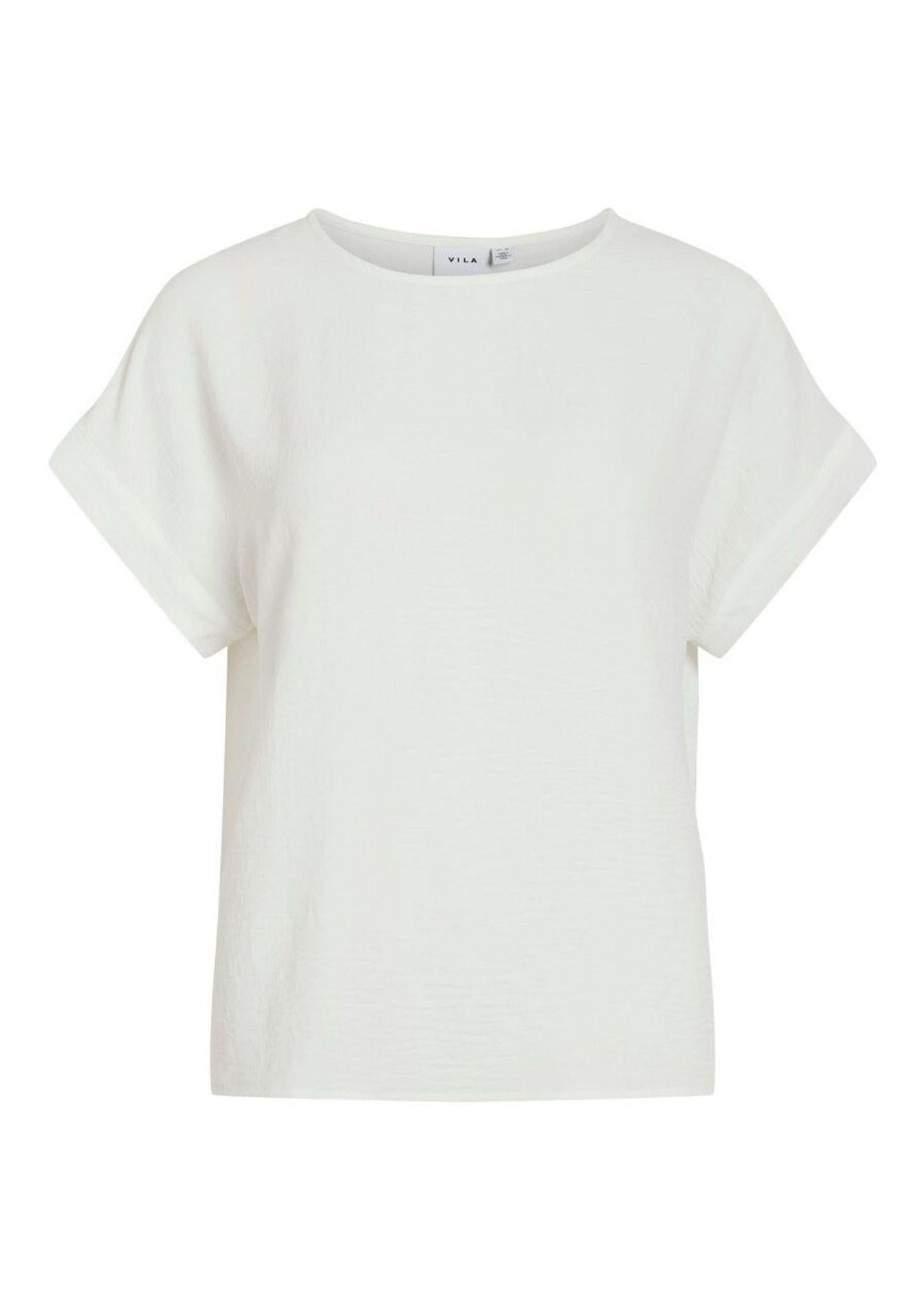 Vila T-Shirt Donna Biaca 14101663 Snow White VILA 