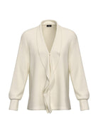 Emme Marella Camicia Donna Sanremo Bianco Lana 2525116121200 002 EMME MARELLA 