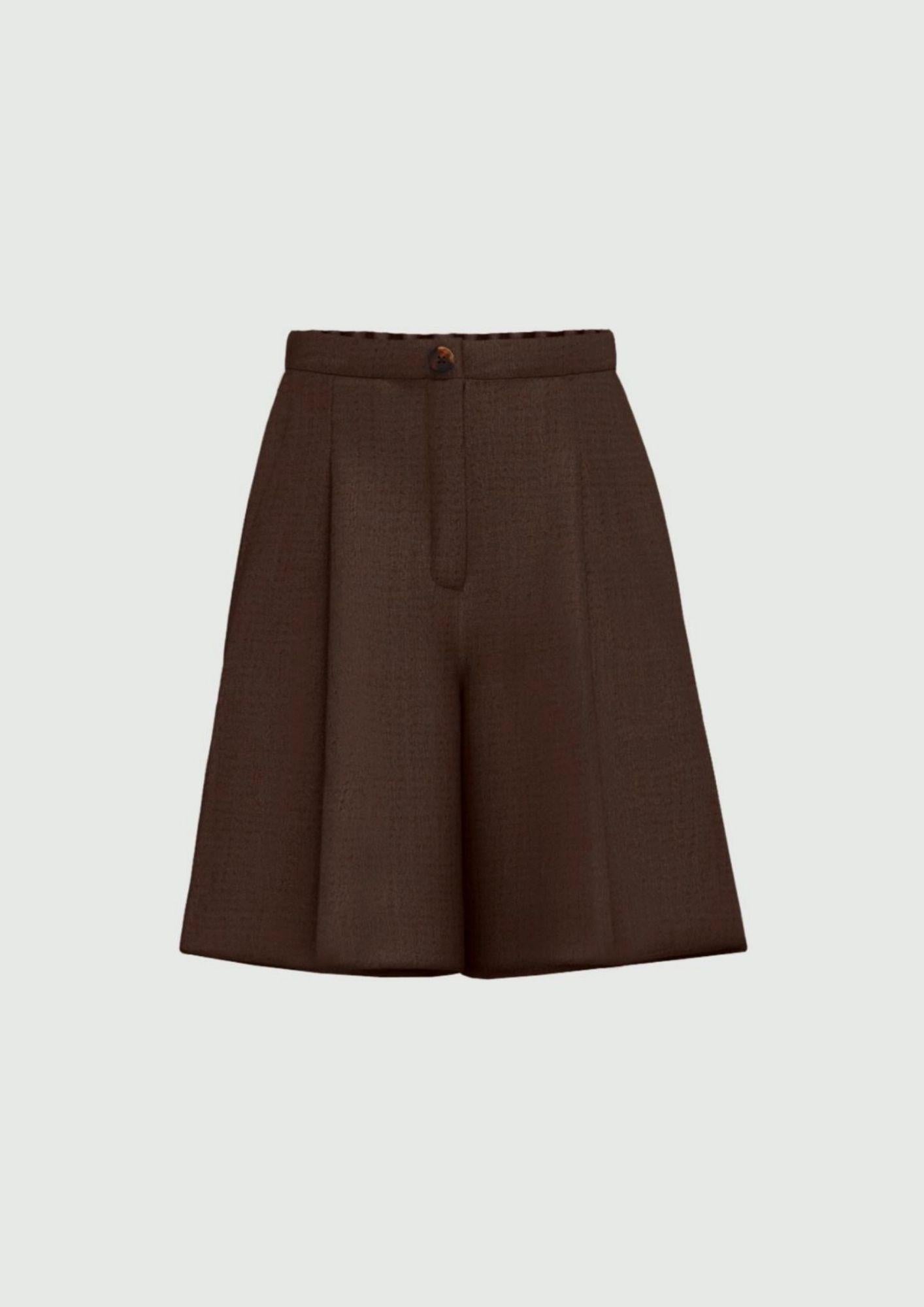 Emme Marella Bermuda Donna Emmlamine Testa Di Moro 2615141021200 003 EMME MARELLA 