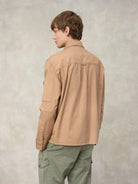 Blauer Camicia Uomo Beige Multitasche Lambert BLUS04360 7499 327 BLAUER 
