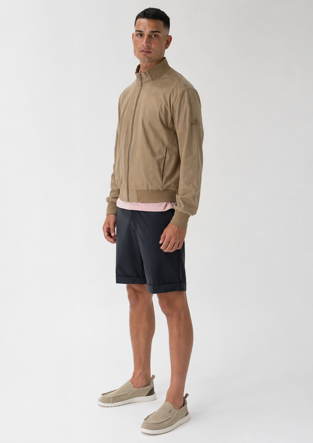 Rihunik Giubbino Uomo Beige Pecan RIMA321J F0224 134 RIHUNIK 