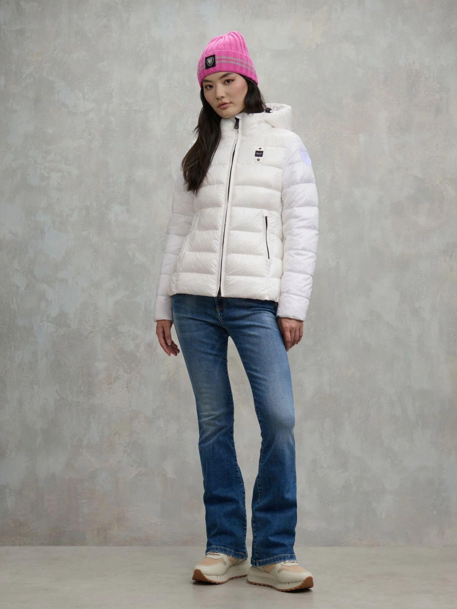 Blauer Giacca invernale Caroll Donna Bianco ottico BLDC02072 6648 100 BLAUER 