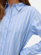 Vero Moda Camicia Donna Hydrangea Ella Snow White Black Vmelina 10336329 Hydrangea Ella VERO MODA 