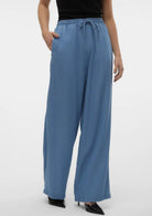 Vero Moda Pantalone Donna Bree Blu Medio Denim 10304898 Medium Blue Denim VERO MODA 