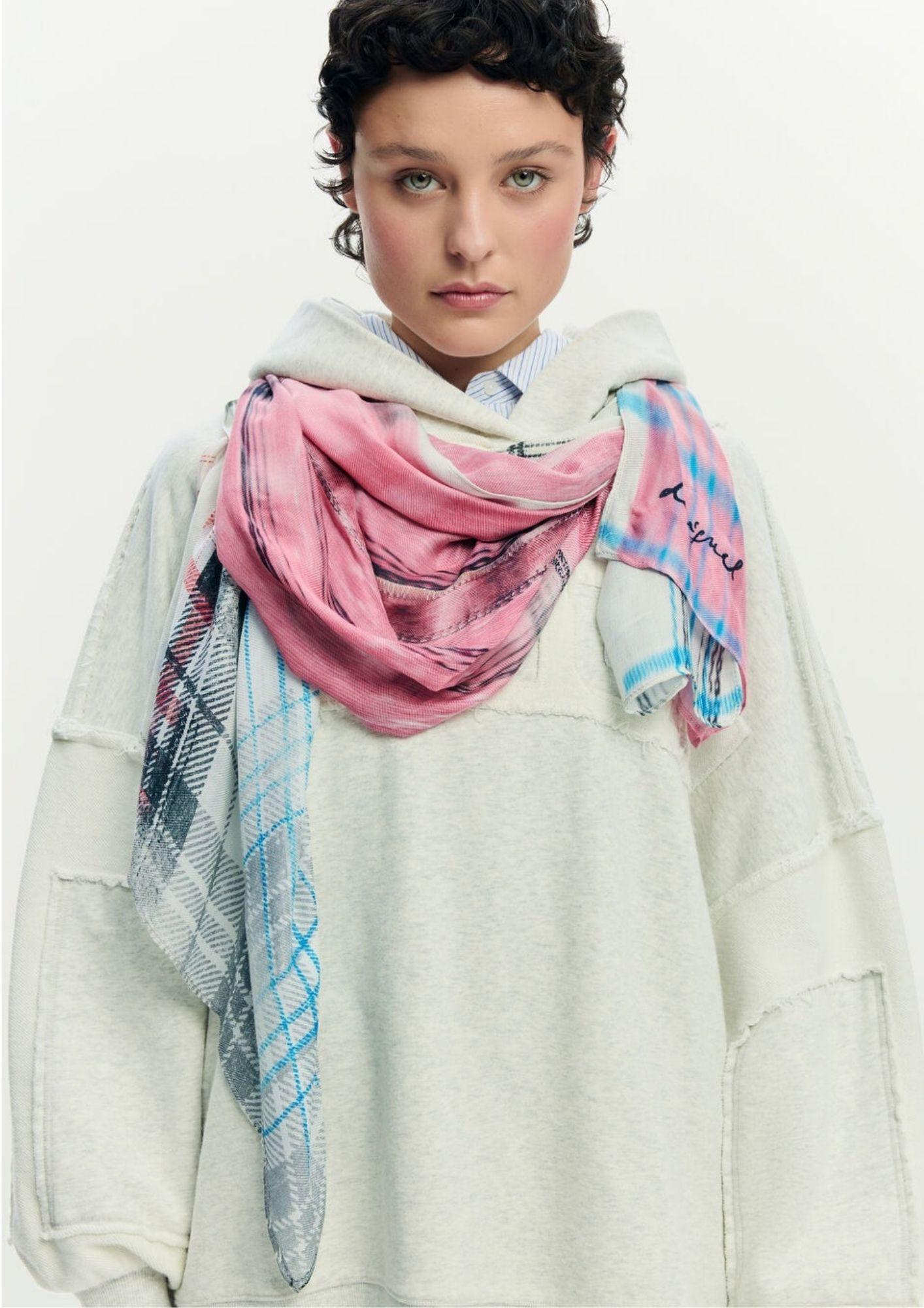 Desigual Foulard Donna Fougrounge Multicolor 26SAWA27 6008 DESIGUAL 