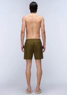 Napapijri Costume Uomo Haldane Verde Oliva Scuro NP0A4HRZ G3A NAPAPIJRI 