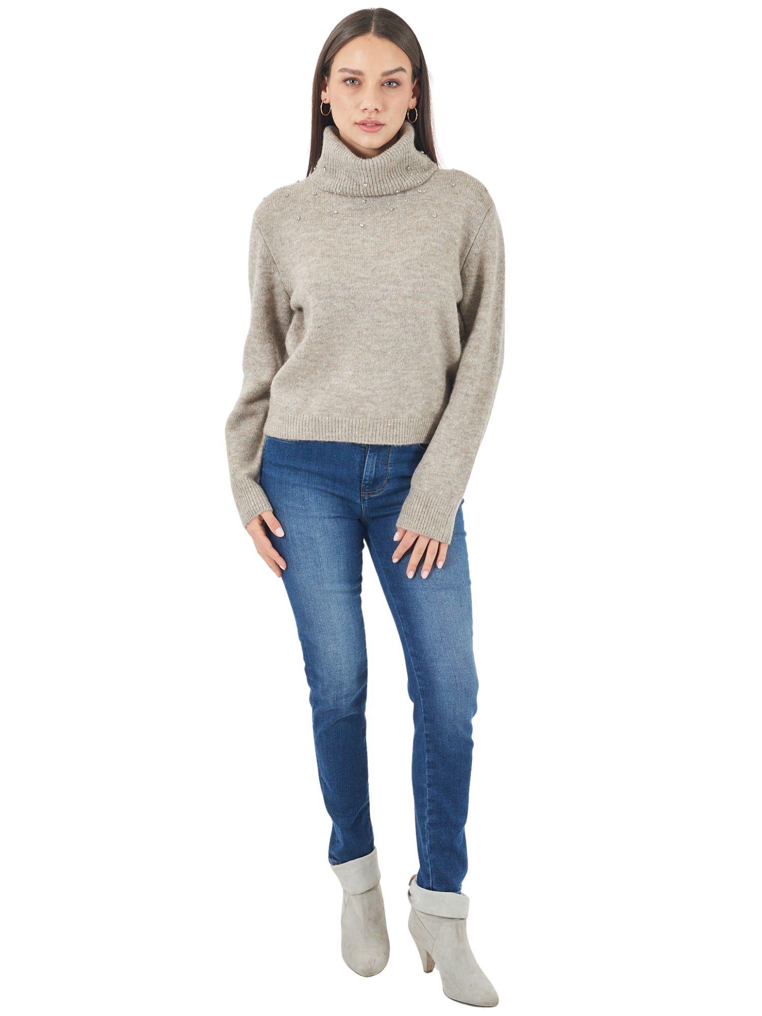Yes Zee Maglia Donna Tortora M083 JZ00 0212 YES ZEE 