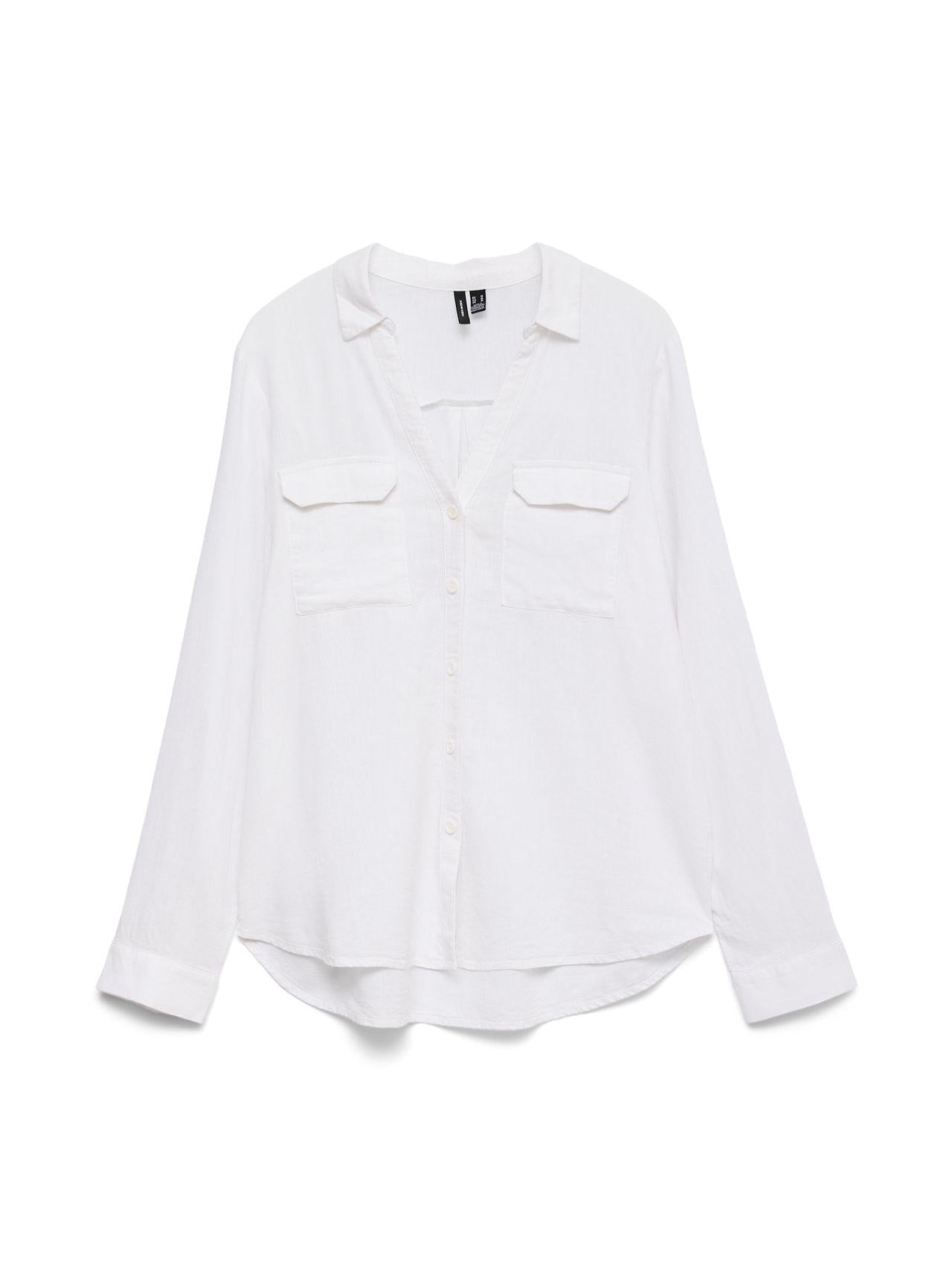 Vero Moda Camicia Donna Linn Bianca 10308407 Snow White VERO MODA 