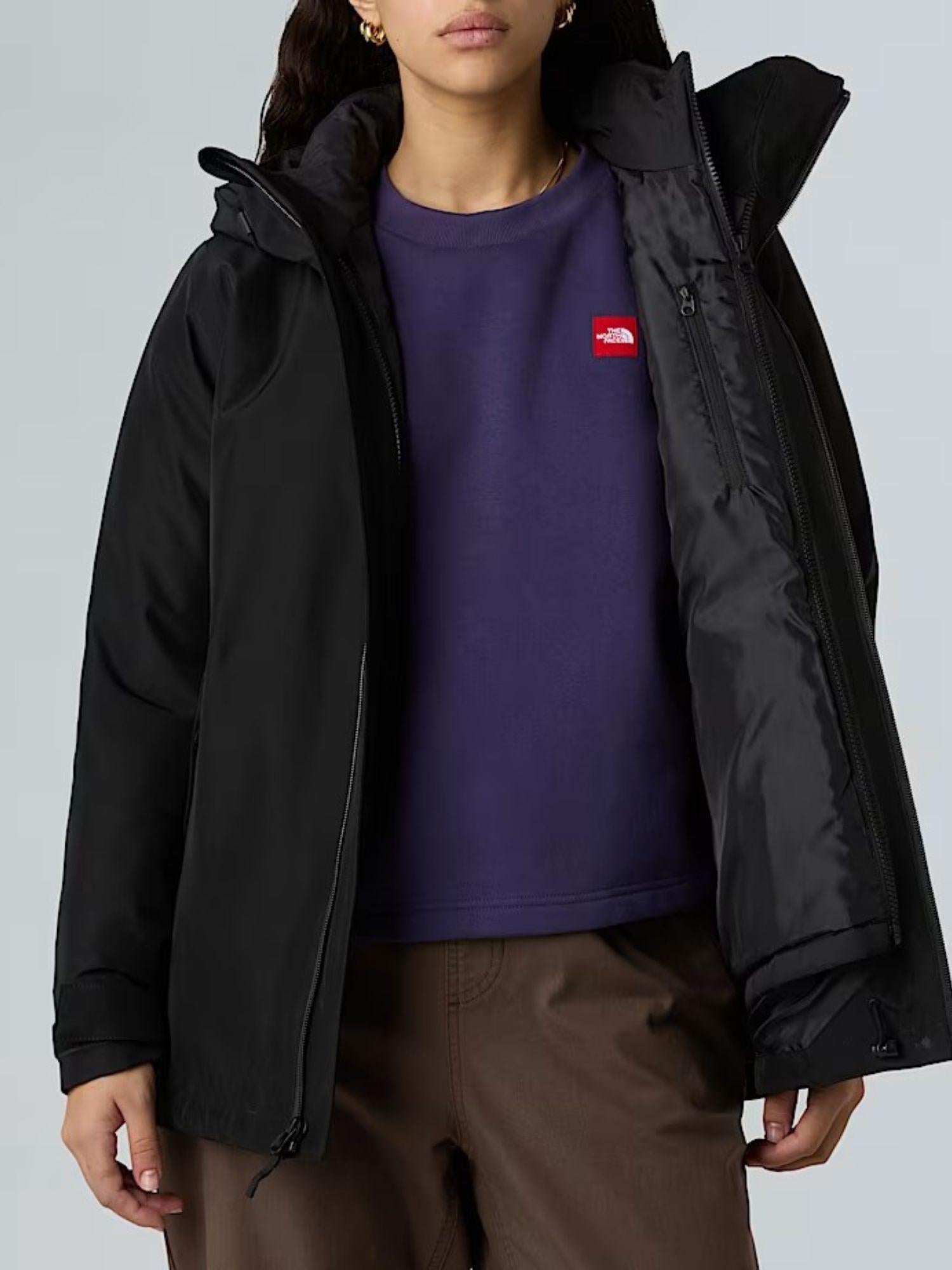 The North Face Giacca 3 in 1 Donna Carto Mono Triclimate Con Cappuccio Nero NF0A8D3D JK3 THE NORTH FACE 