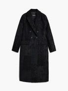 Desigual Cappotto nero a trama Donna 25WWEW16 2000 DESIGUAL 