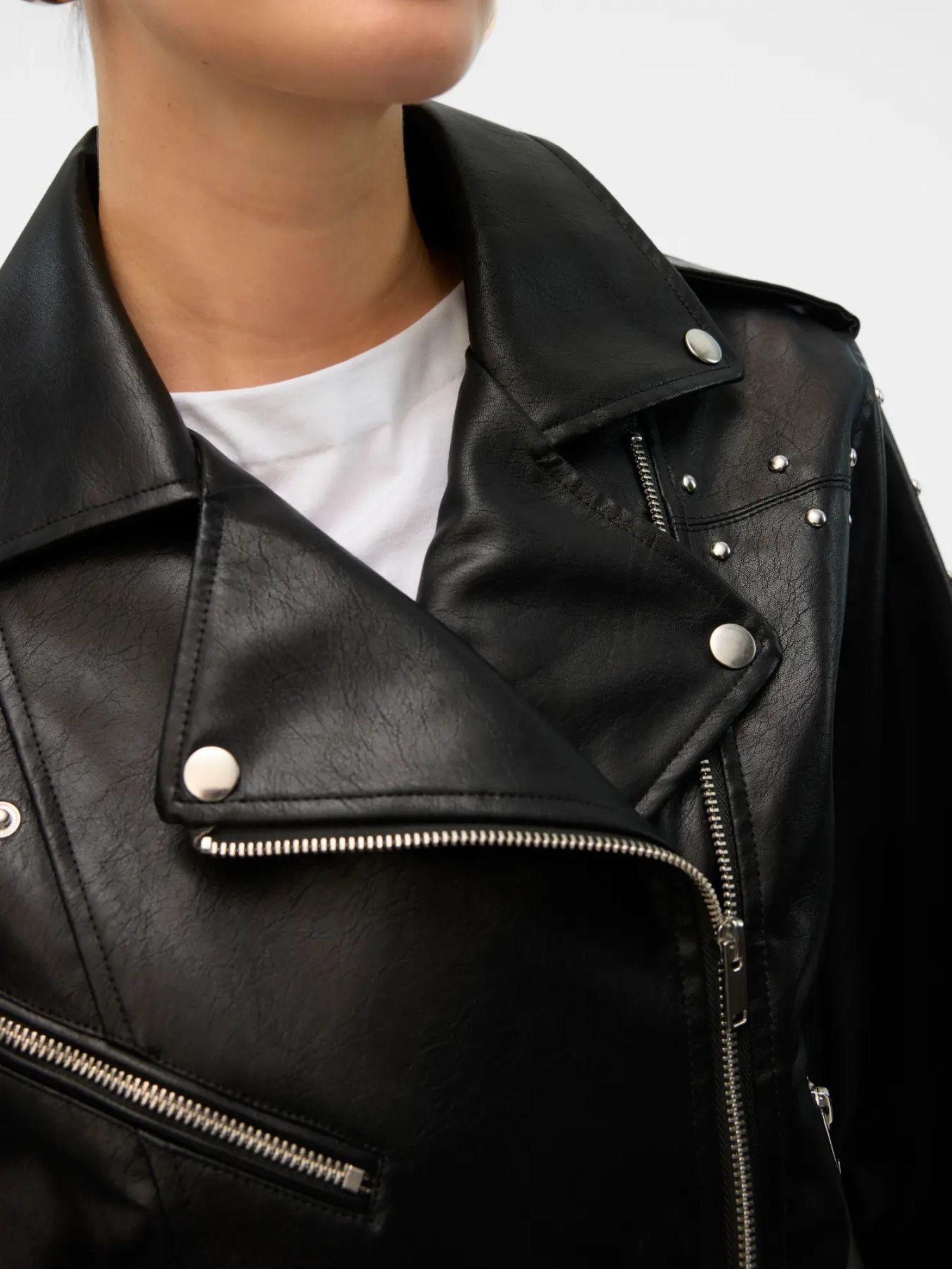 Vero Moda VMRAMON Giacca biker Donna Nero 10336119 Black VERO MODA 