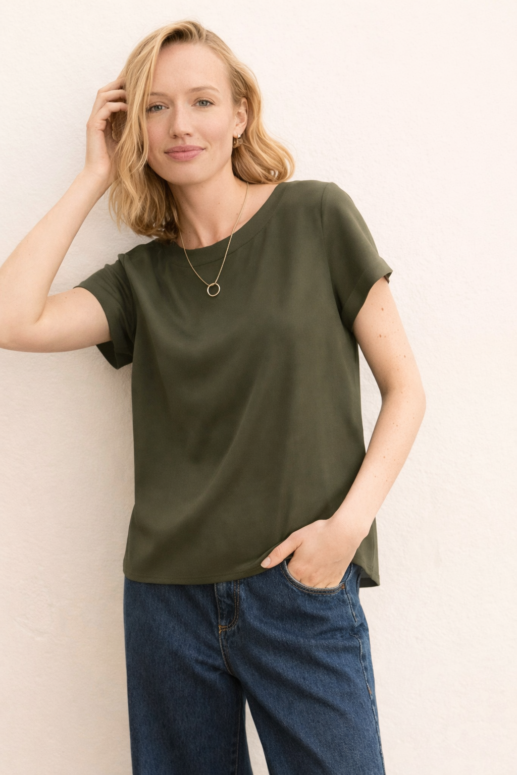 Emme Marella Camicia Donna Emmramo Verde 2615111031200 005 EMME MARELLA 