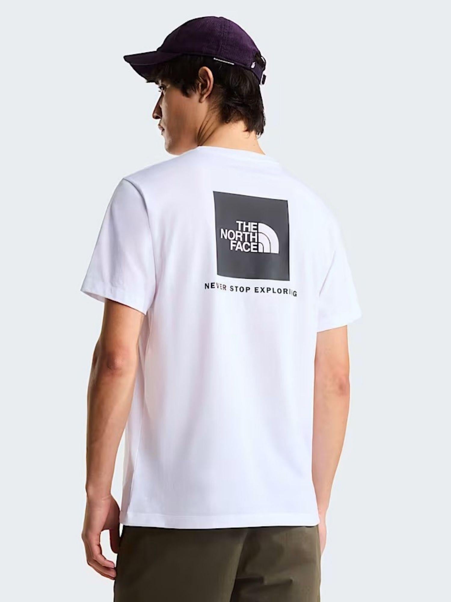 The North Face T-Shirt Uomo Bianca Evolution NSE Box Regular NF0A8B6K FN4 THE NORTH FACE 