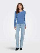 Only Maglia Donna Blu Riviera Onlgeena 15113356 Riviera ONLY 