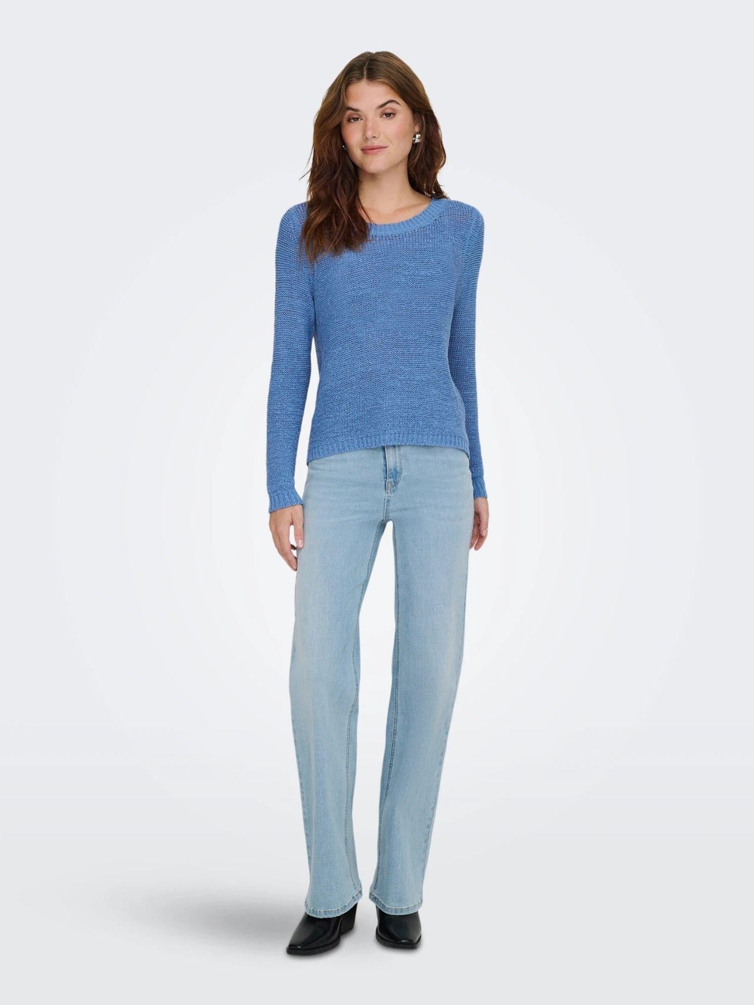 Only Maglia Donna Blu Riviera Onlgeena 15113356 Riviera ONLY 