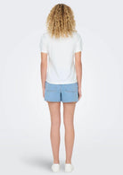 Jacqueline De Yong T-Shirt Donna Pisa Bianca 15298612 Cloud Dancer SKY CAPTAIN JACQUELINE DE YONG 