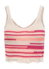 Women's Top Beige Fuchsia
