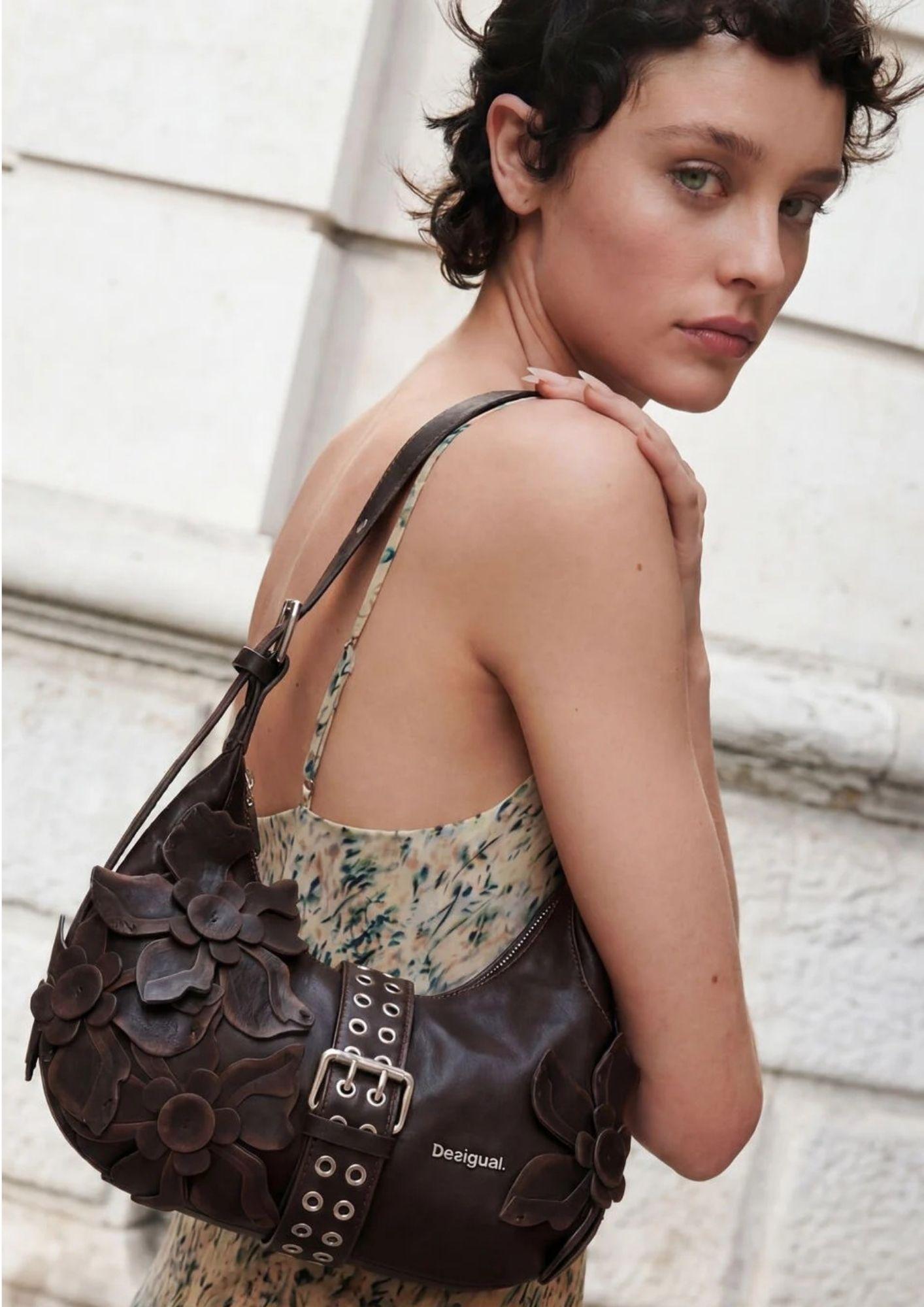 Desigual Borsa Donna Bag Curio Choco Margot Marrone 26SAXP96 6009 DESIGUAL 