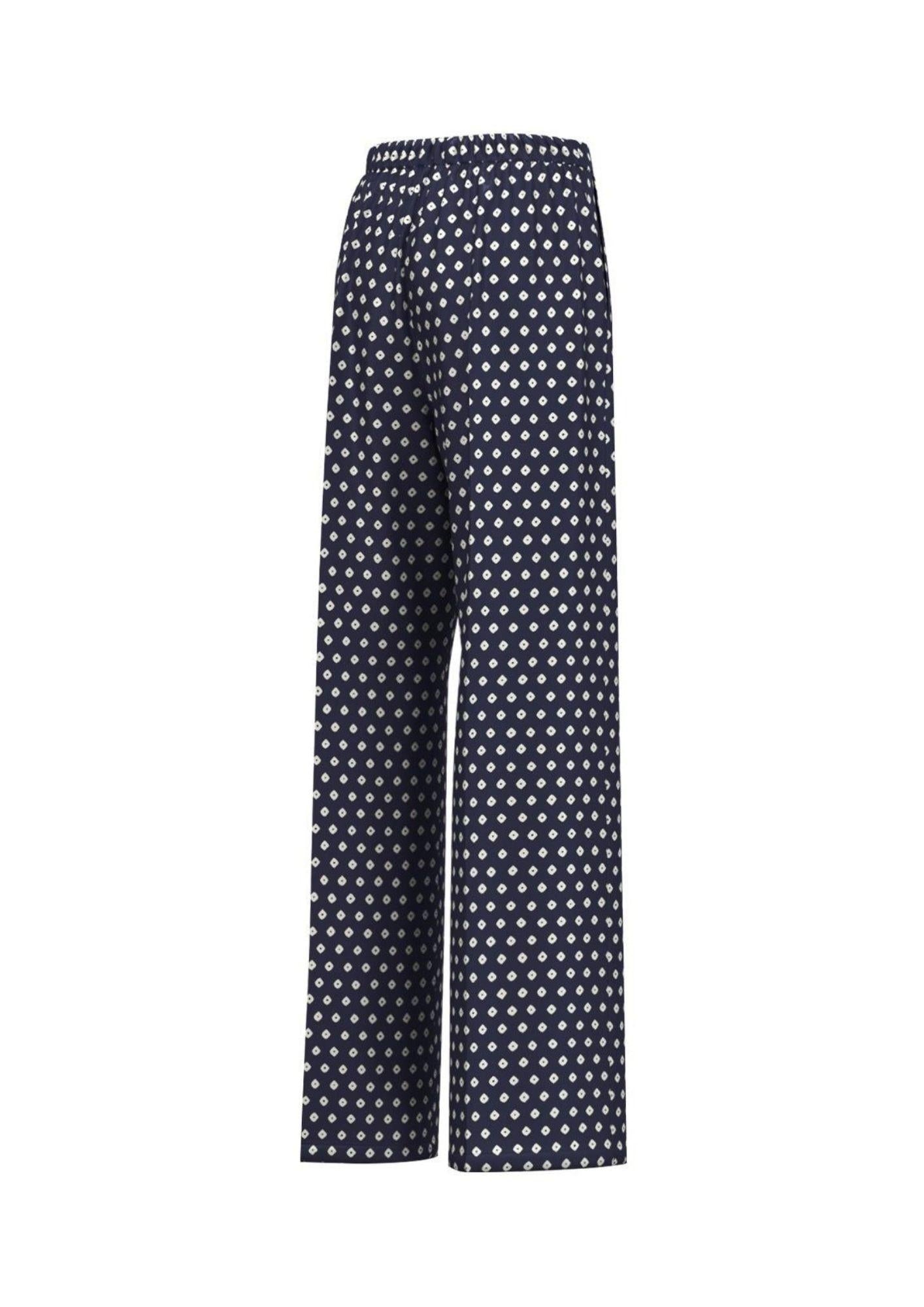 Emme Marella Pantalone Donna Emmbaobab Blu Fantasia Rombi 2615131241200 009 EMME MARELLA 