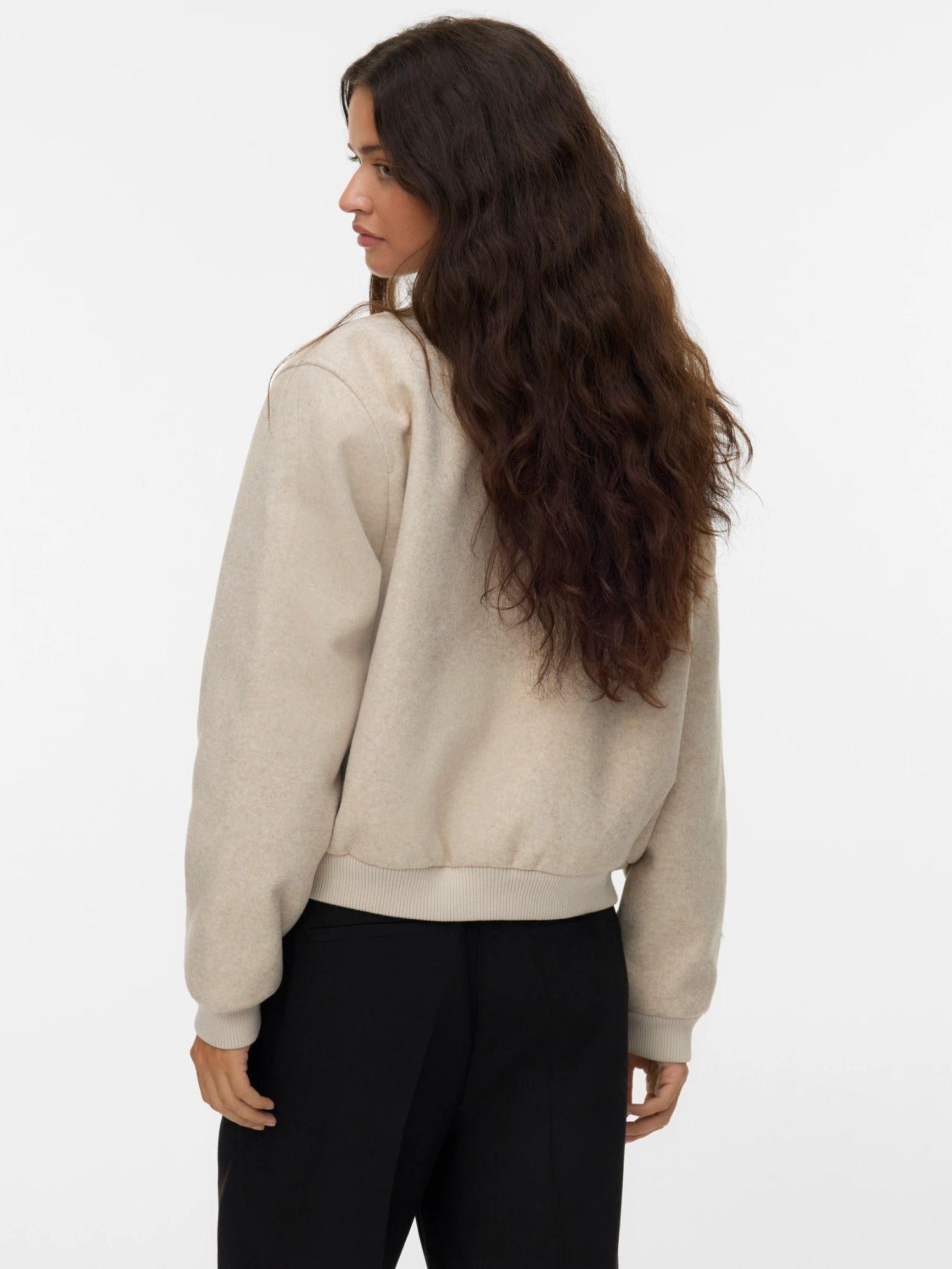 Vero Moda Giubbino Donna Fortune Beige 10331816 Oatmeal melange VERO MODA 