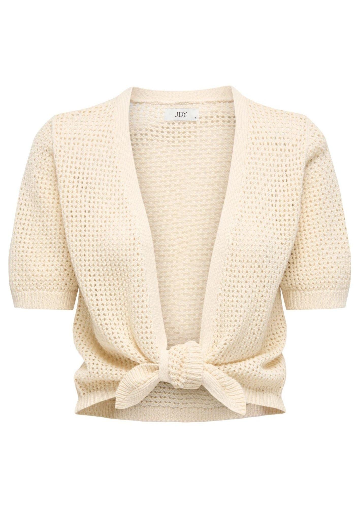 Jacqueline De Yong Cardigan Donna Grigio Betulla<BR/> 15288629 Birch JACQUELINE DE YONG 