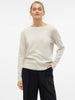 Pull Doffy pour femme Vero Moda en blanc crème