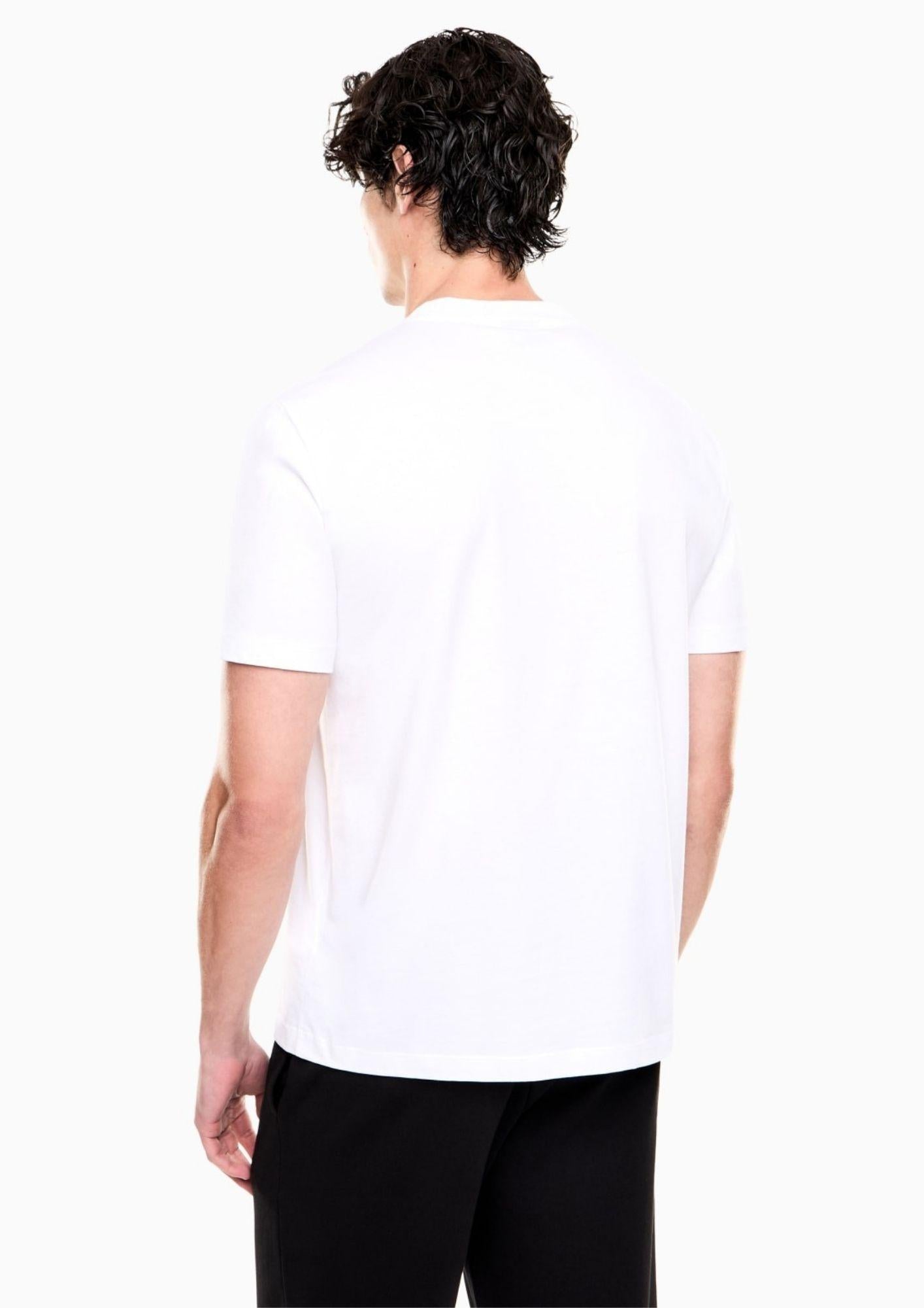 EA7 Emporio Armani T-Shirt Uomo Bianca 7M001562 AF17789 U0002 EA7 EMPORIO ARMANI 