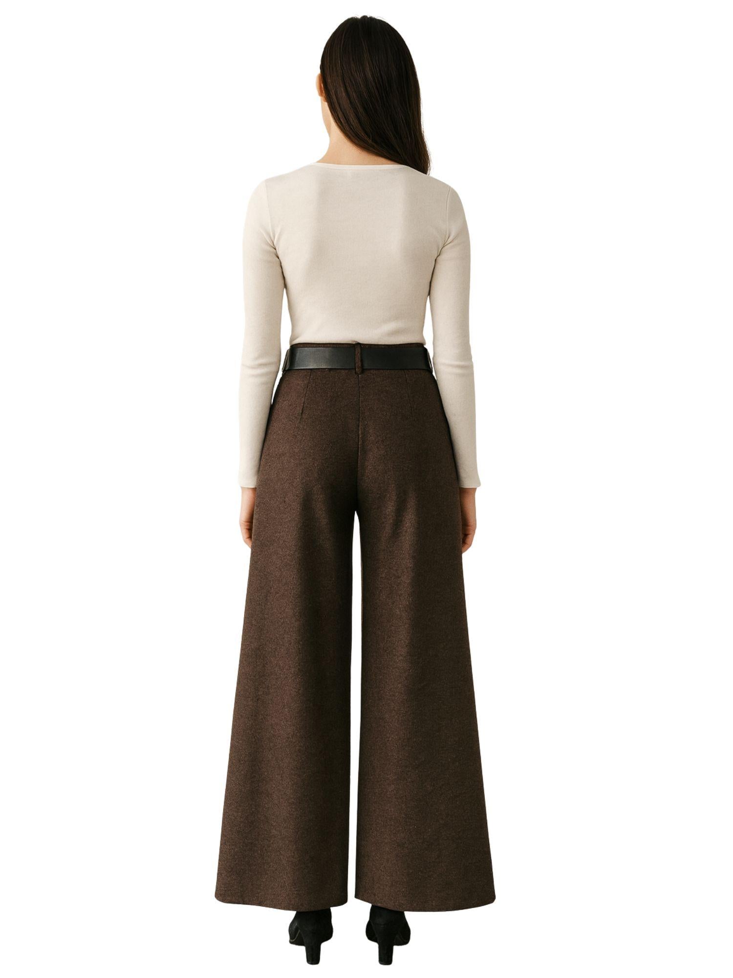 Michela Tasca Pantalone Donna Marrone SF-190115-3 MARRONE MICHELA TASCA 