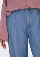 Jacqueline De Yong Pantalone Donna Jasper Blu Medio Denim 15283508 Medium Blue Denim JACQUELINE DE YONG 