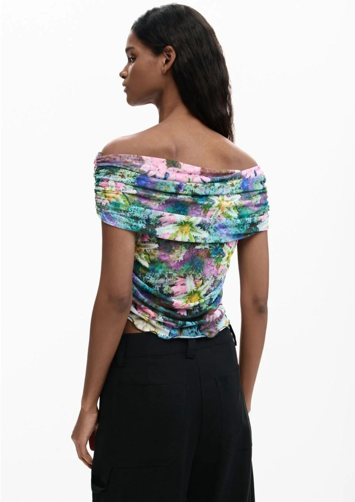 Desigual T-Shirt Donna Munich Verde 26SWTK22 4031 DESIGUAL 