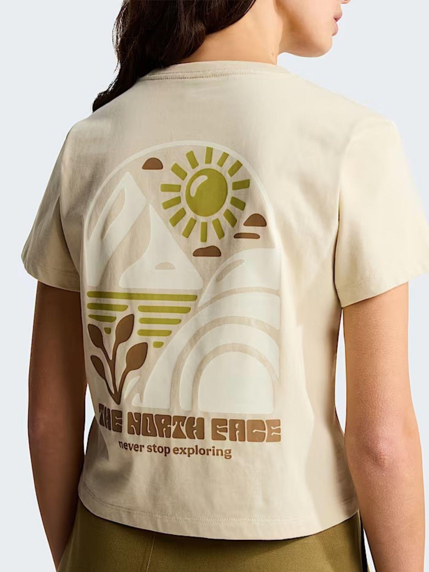 The North Face T-Shirt Donna Desert Stone Sun Regular Graphic NF0A8GQS DOM THE NORTH FACE 