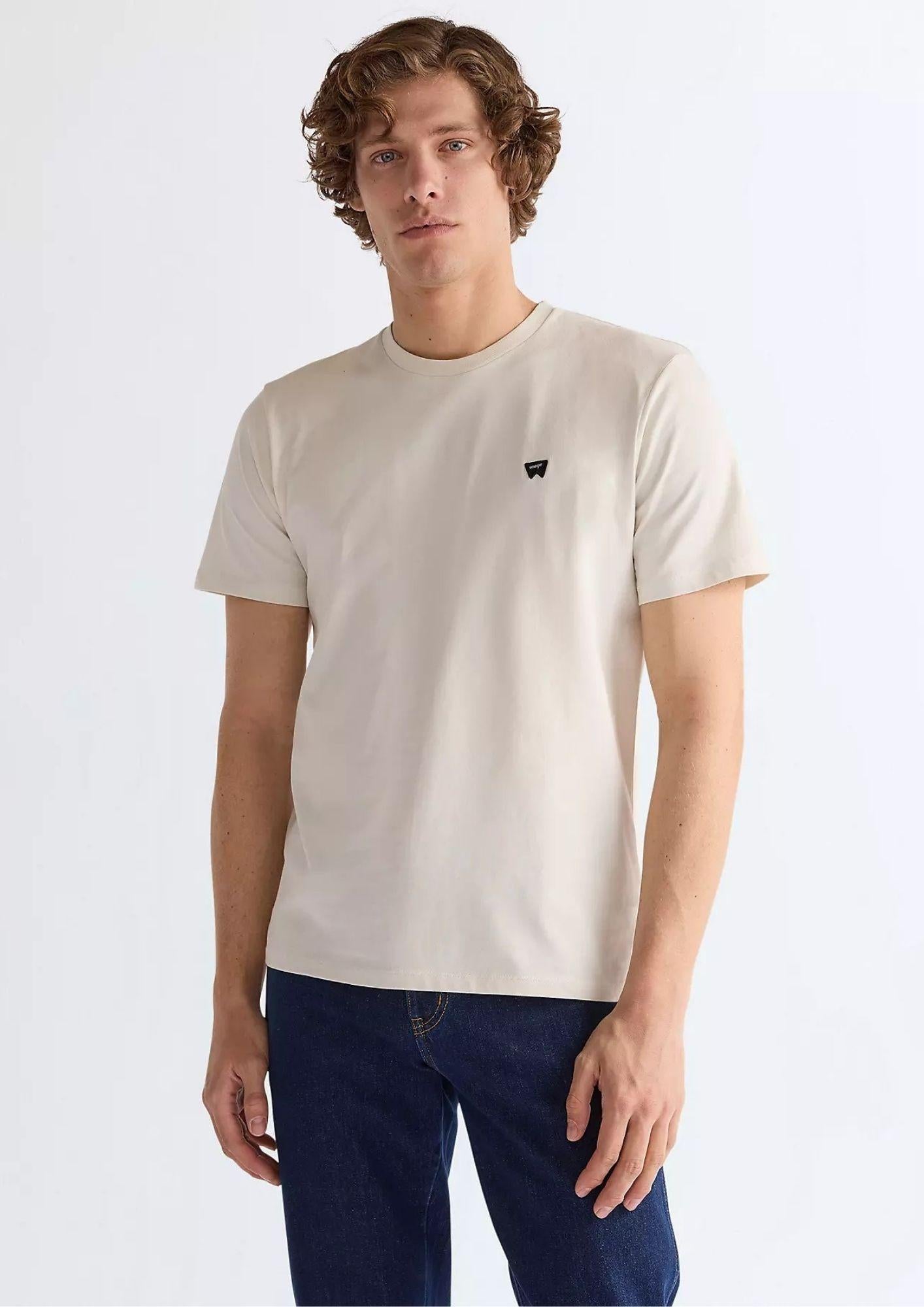 Wrangler T-Shirt Uomo Bianco Vintage 112351234 WHITE WRANGLER 